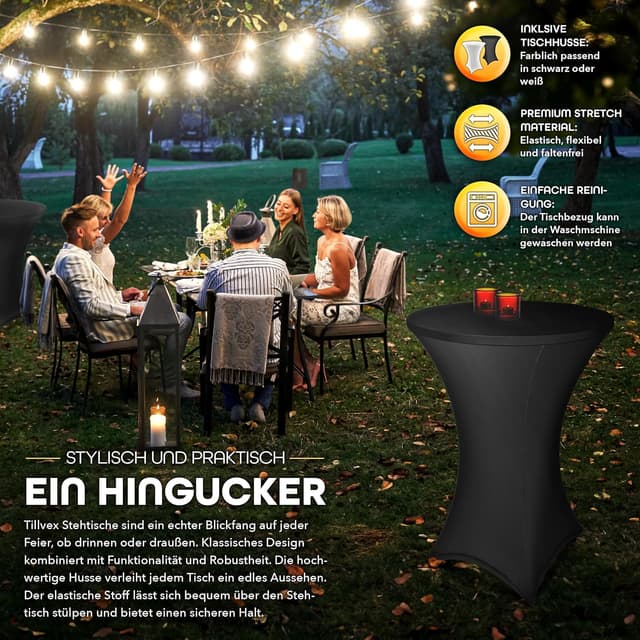 Thumbnail 4 de tillvex Gastro Stehtisch Ø80 cm