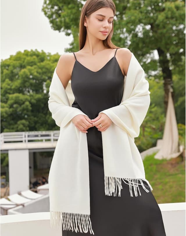 Thumbnail 6 de RIIQIICHY sciarpa da donna invernale 200x70 cm, calda e morbida per cerimonie e tutti i giorni