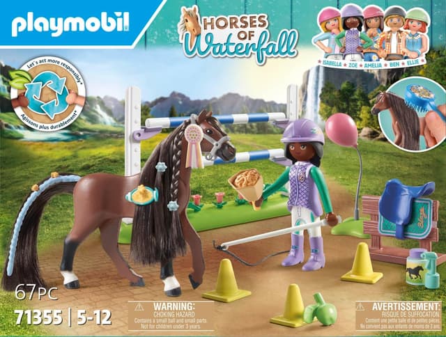 Thumbnail 3 de PLAYMOBIL Horses of Waterfall 71355 🐴 Juego de caballos y entrenamiento