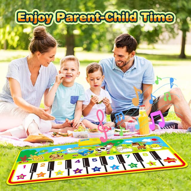 Thumbnail 5 de m zimoon Piano Mat 135×58 cm musical play mat