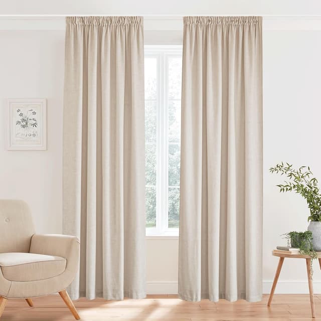 Imagen de PONY DANCE Vorhang Leinen Natur 2er Set en OfertitasTOP
