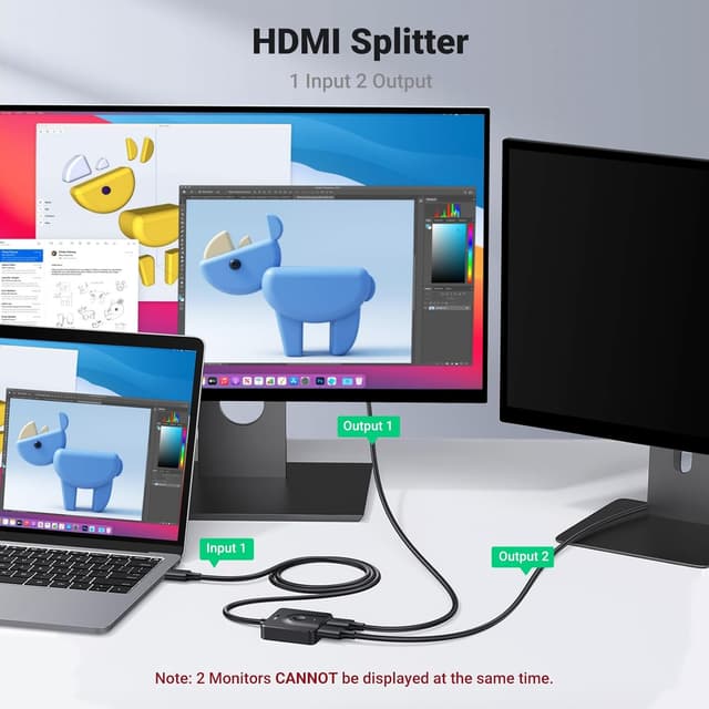 Thumbnail 3 de UGREEN HDMI Switch 4K@60Hz bi-directional splitter