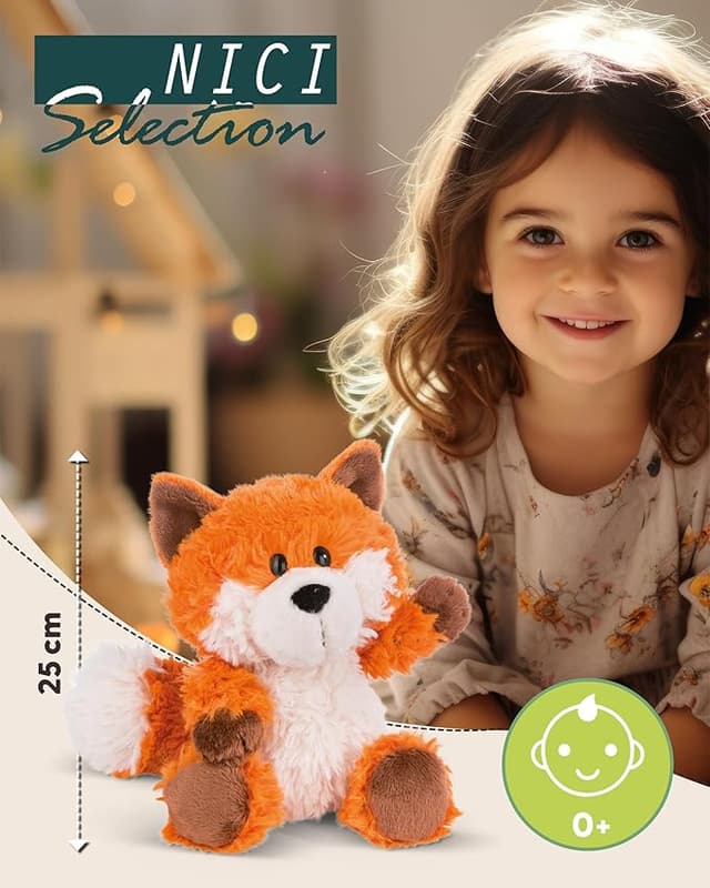 Detalle 2 de Nici peluche zorro Fridalie 25cm naranja: juguete suave para abrazar