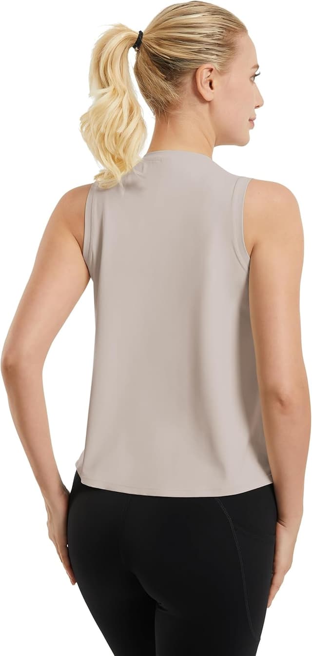 Detalle 2 de Ice Silk Crop Tank Tops for Workouts