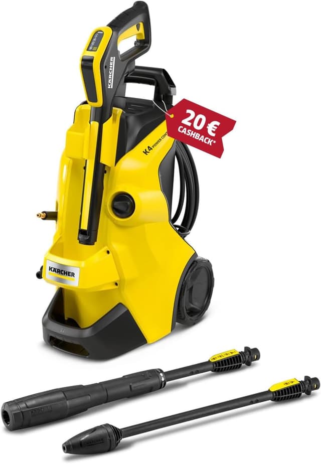 Detalle de Kärcher Hochdruckreiniger K 4 Power Control (App-Unterstützung, Plug ’n’ Clean, G 160 Q Power Control-Pistole)