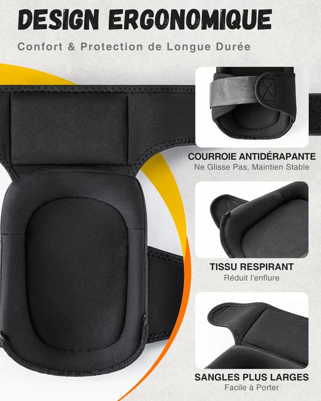 Thumbnail 2 de IPSXP Genouillères Pro confort 1 paire