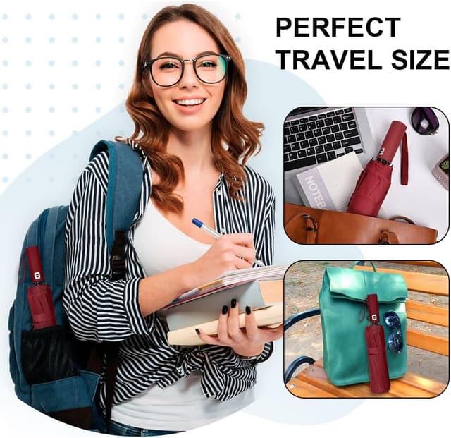 Thumbnail 5 de Aolso Ombrello Pieghevole Antivento 120 cm