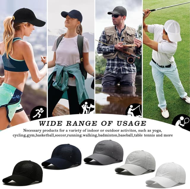 Thumbnail 6 de AYPOW Gorra de béisbol transpirable 2 uds