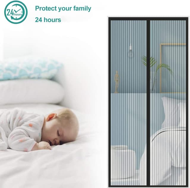 Detalle de Meet Beauty Fliegengitter Tür Magnet 90x205