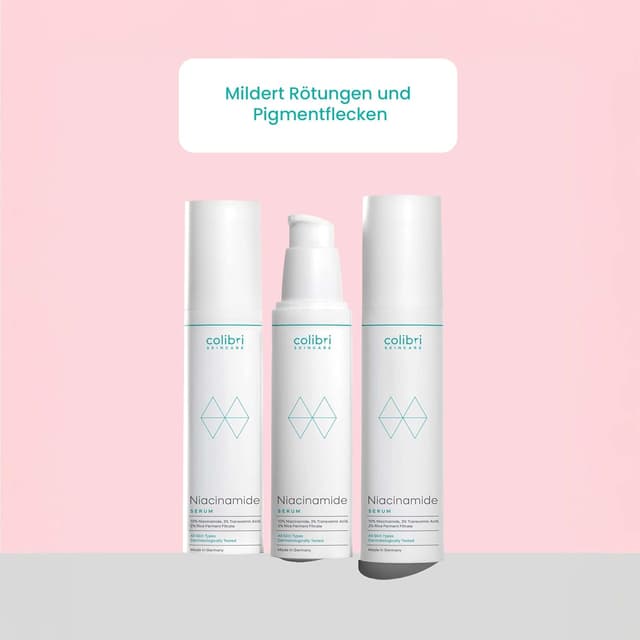 Detalle de colibri skincare 10% Niacinamide Serum (50 ml) gegen unreine Haut und für sichtbar beruhigteres Hautbild