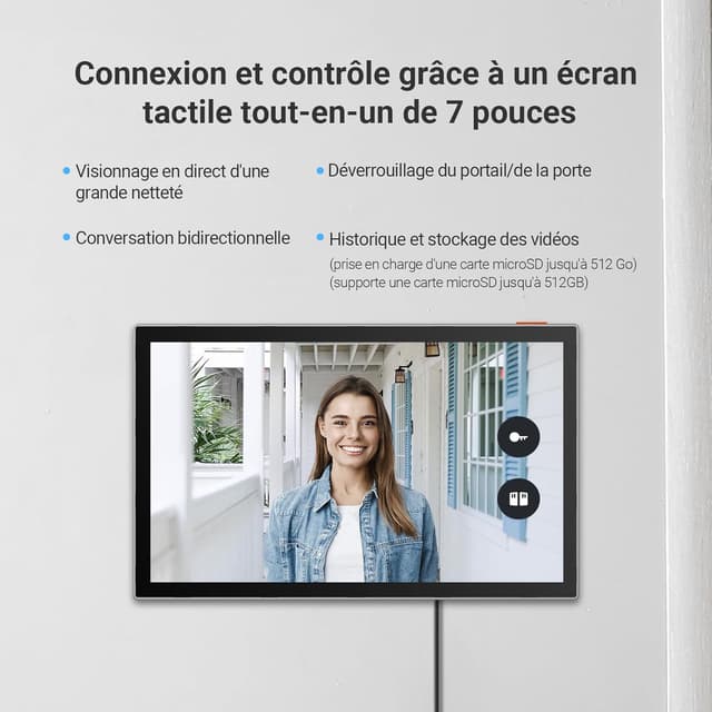 Thumbnail 4 de EZVIZ EP7 Interphone Vidéo 2K sans Fil
