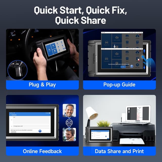 Thumbnail 6 de TOPDON ArtiDiag800 BT V2.0 car diagnostic tool 28 services