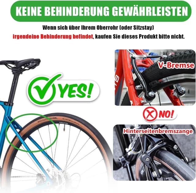 Thumbnail 4 de RBRL Fahrrad Schutzblech Set 28 Zoll Universal