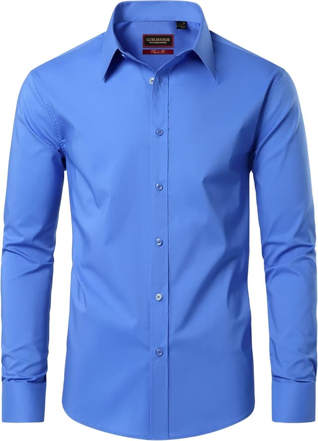 Thumbnail 6 de DEMEANOR Herren Business-Hemd Langarm (Regular Fit) aus Baumwolle – bügelfrei