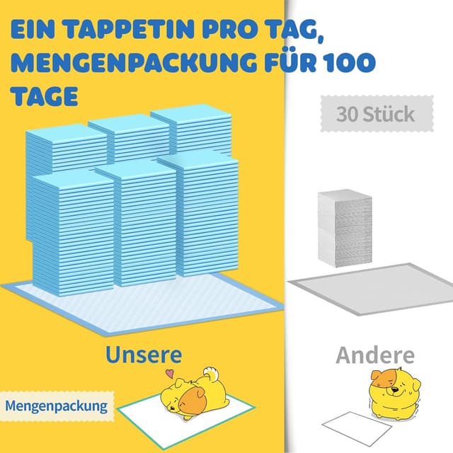 Thumbnail 6 de PIPI Matten 86×71 cm 100 Stück für Hunde