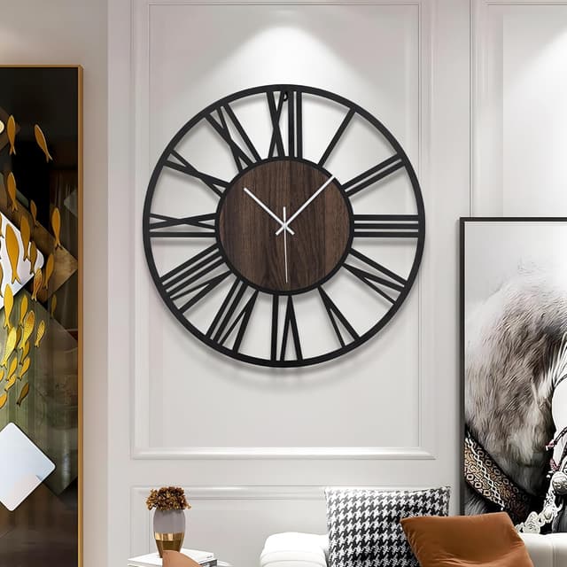 Thumbnail 2 de Mee 2ou Reloj de Pared Vintage & Moderno 🕰️ - 34 a 80 cm para salón, cocina u oficina