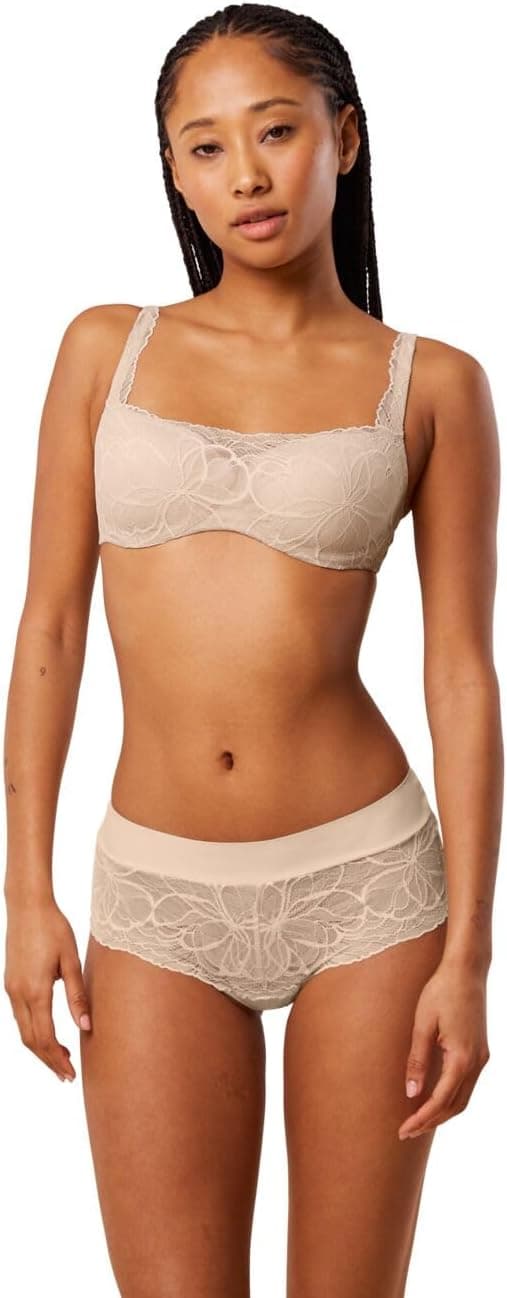 Detalle de Triumph Women’s Body Makeup Illusion Lace Balconette Bra