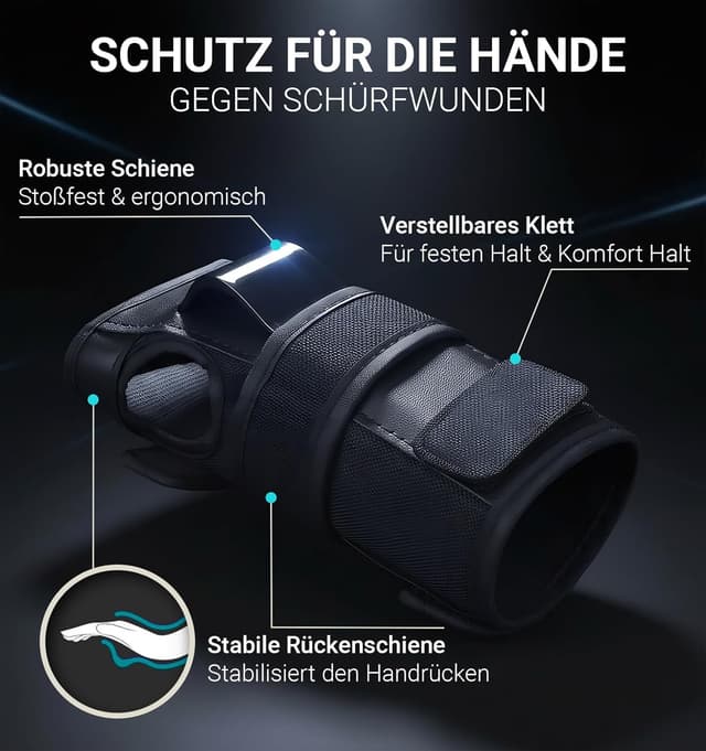 Detalle de Liebkern Skate Protektoren Set für Erwachsene & Kinder (6-teilig) für Inliner, Skateboard & Scooter