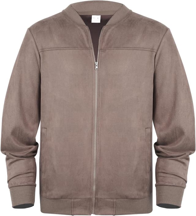 Detalle de Veste de bombardier légère Jywmsc pour homme (manteau léger et coupe décontractée) – printemps/automne