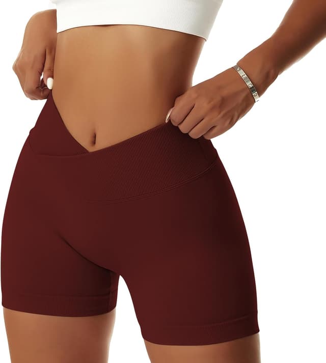 Detalle 2 de Vertvie Damen Gym Shorts mit 4-Wege-Stretch