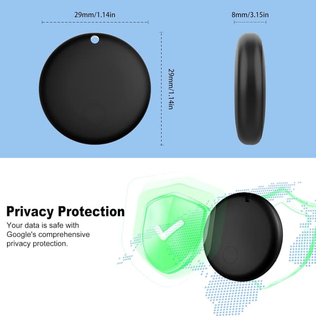 Detalle 2 de Android Bluetooth Air Tag Tracker 4-Pack (Android Only, Not for iOS) for Google Find Hub Network