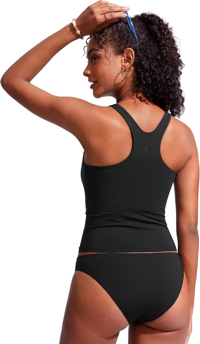 Detalle 2 de CRZ YOGA haut de tankini à col montant et dos nageur, sans bas