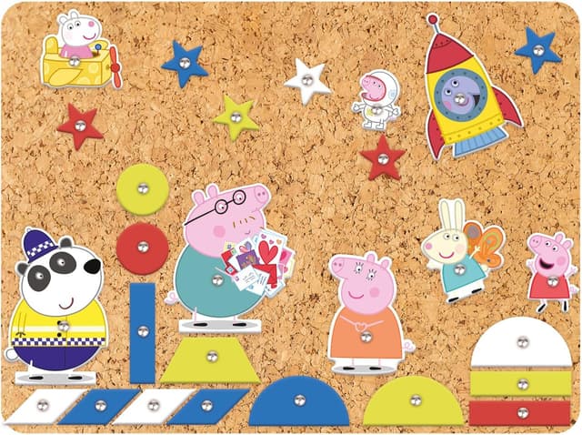 Thumbnail 1 de LENA Juego del Martillo Peppa Pig Set Creativo 44 fichas