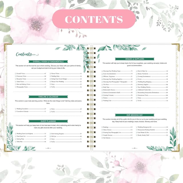 Thumbnail 4 de Wedding Planner Book, 8.5" x 11" ⚙