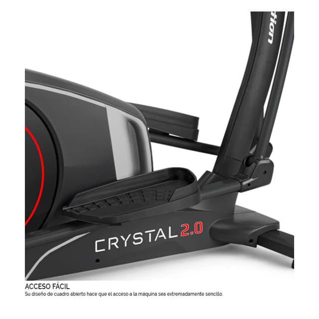 Detalle 2 de BH Fitness Crystal 2.0 elíptica 18 kg