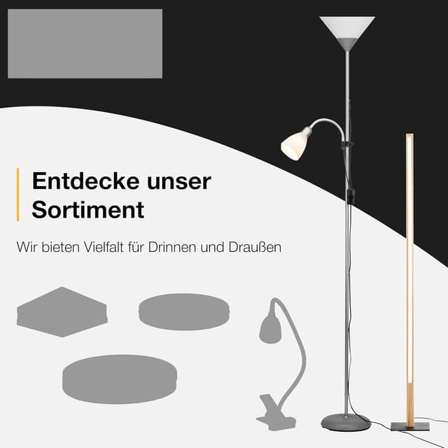 Thumbnail 6 de Brilliant Nerva lampadaire 2x40W