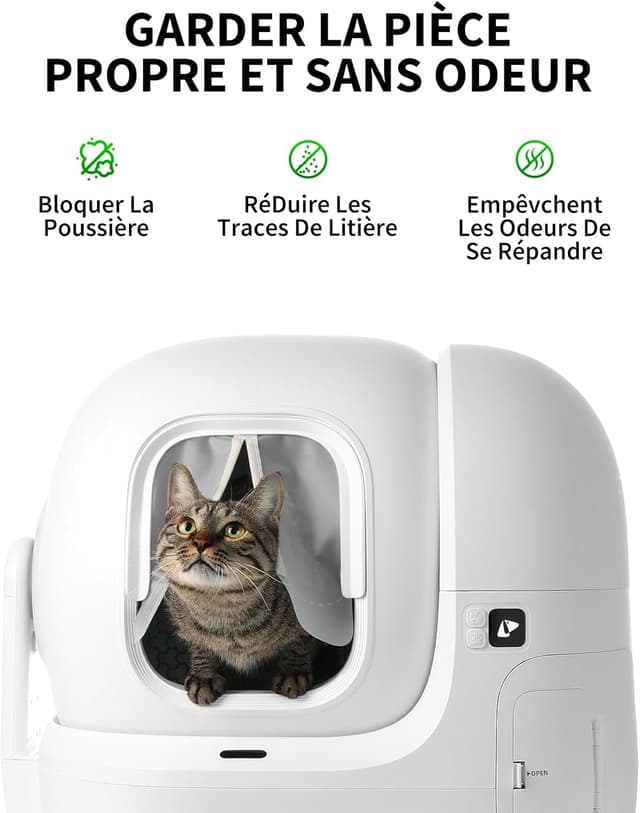 Thumbnail 1 de PETKIT Rideau Magnétique 2.0 anti-poussière pour litière