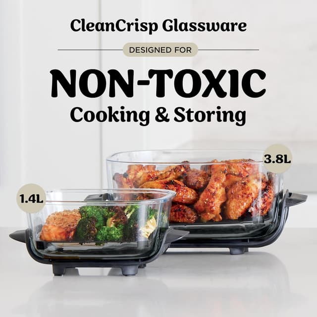 Detalle 2 de Ninja CRISPi FN101UKST 3.8L air fryer 🍽