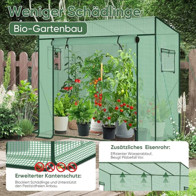 Thumbnail 4 de Sekey Gewächshaus 200x170x77 cm