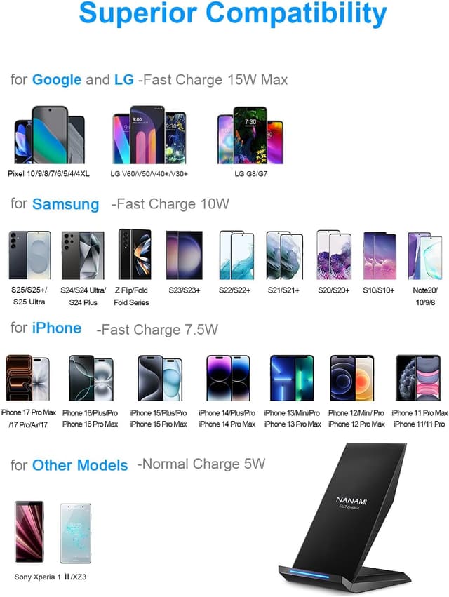 Thumbnail 2 de NANAMI 15W Wireless Charger