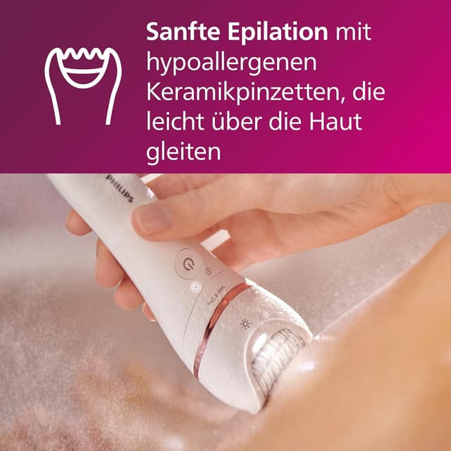 Thumbnail 3 de Philips Epilierer Series 8000 kabelloser Nass- und Trockenepilierer