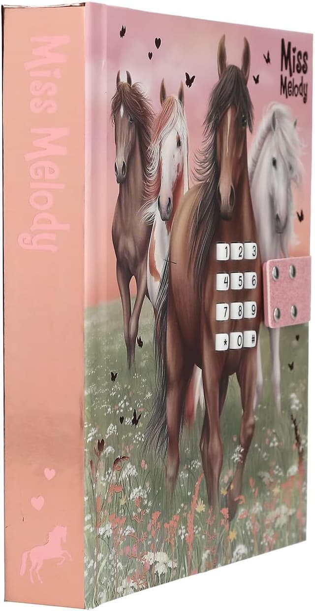 Detalle 2 de Depesche Miss Melody diario con codice 4 cifre