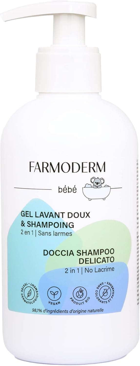 Detalle de Farmoderm Daily 2 in 1 Baby Shampoo