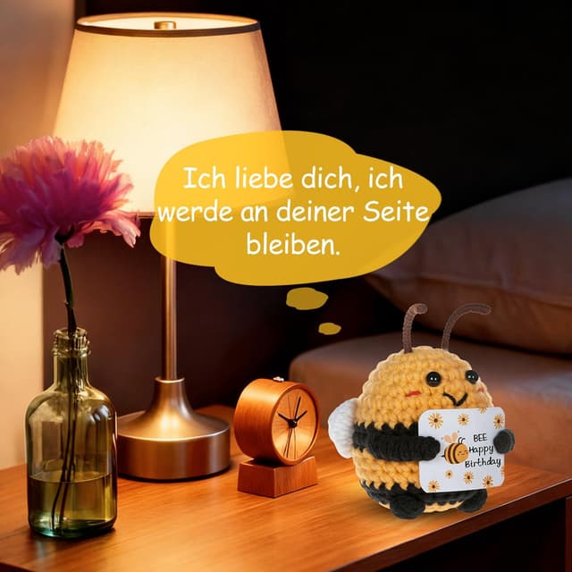 Thumbnail 6 de MLZTINGR Handgehäkelte Glücksbiene Geschenkset