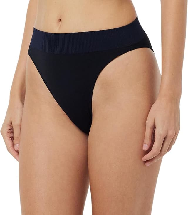 Detalle de sloggi Ever Infused Aloe High Leg Briefs XS — bragas negras