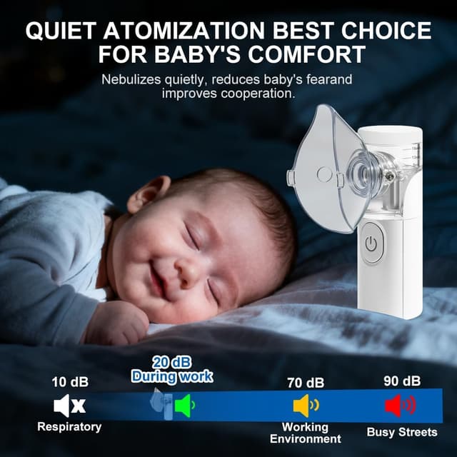 Thumbnail 4 de Inhalateur nasal Nebulisateur portable blanc