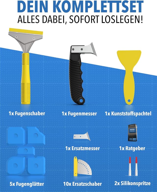 Thumbnail 5 de 23‑teiliges Fugen-Set für Bad & Küche