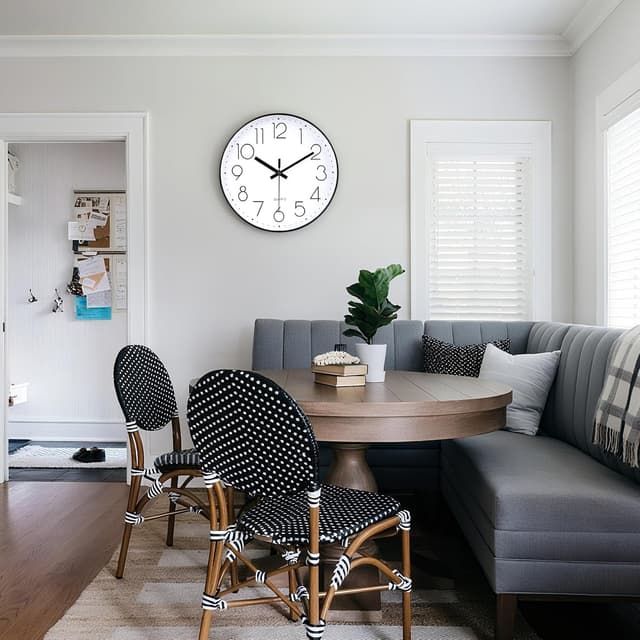 Thumbnail 2 de jomparis 12 Inch Wall Clock silent quartz wall clock 🕘
