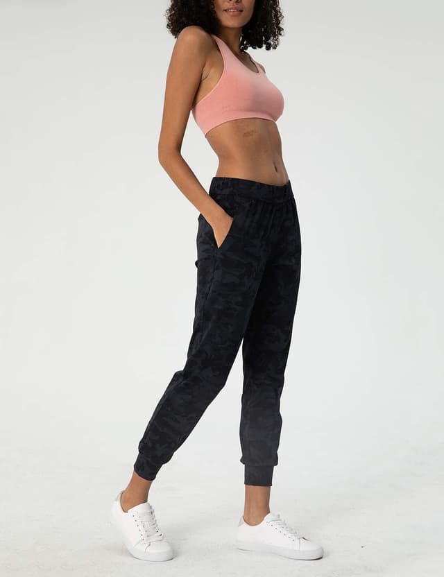 Detalle de AJISAI Women's Joggers Drawstring Pockets Lounge Pants