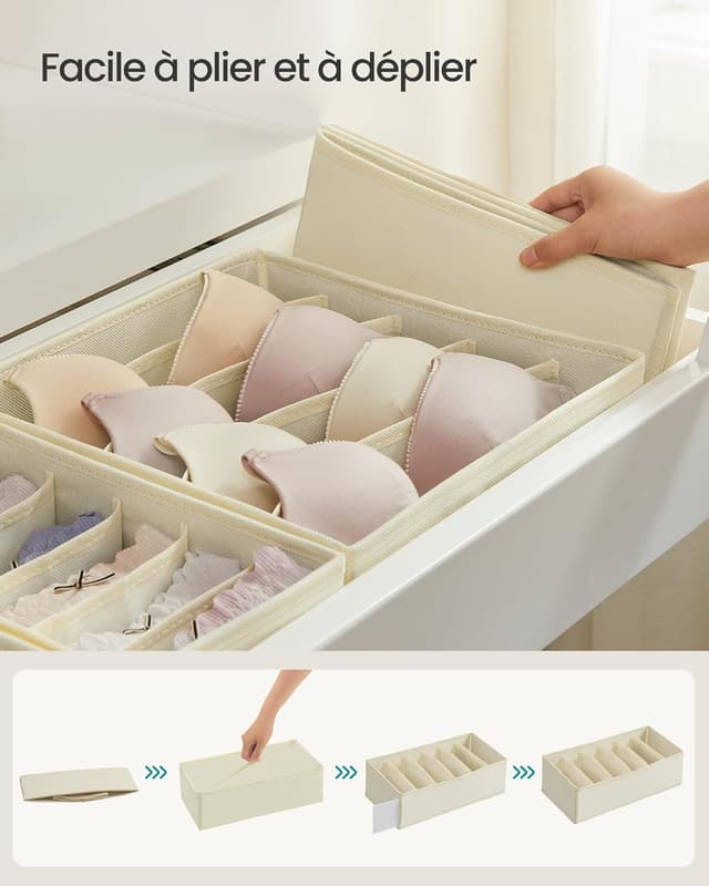 Thumbnail 5 de SONGMICS RUS008M01 organiseur tiroir 8 pièces