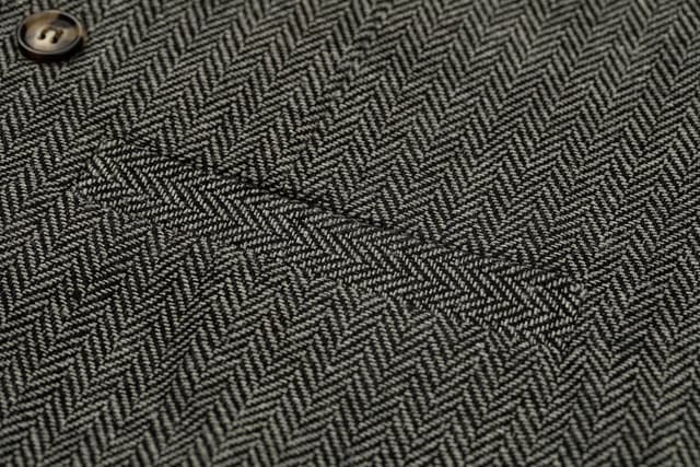 Detalle de Solovedress Herren Vintage Wolle Anzugweste im Regular Fit mit V-Ausschnitt