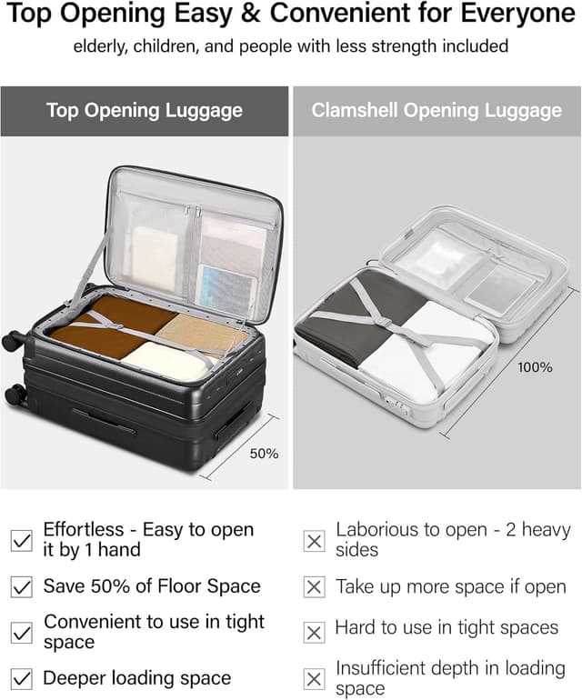 Thumbnail 2 de Hanke 26 Inch Expandable Hard Shell Luggage