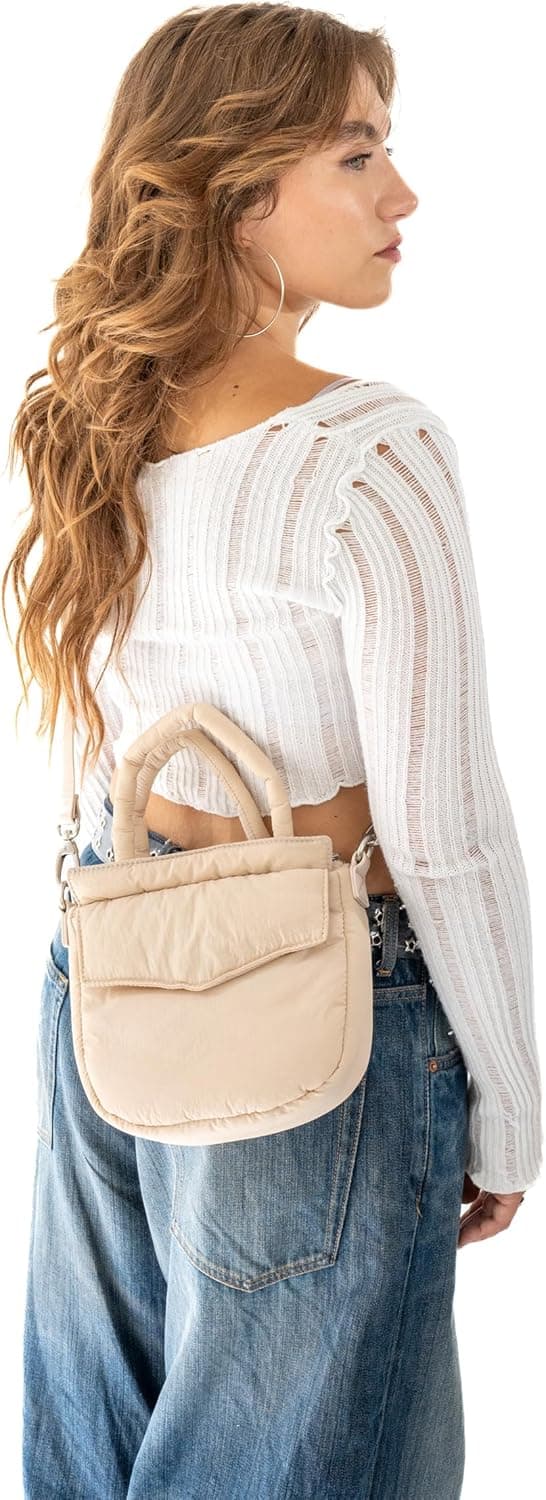 Thumbnail 6 de Expatrié Poppy Small borsa a tracolla da donna in nylon riciclato con zip