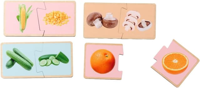 Detalle de Eichhorn Montessori Puzzle Obst & Gemüse 34 Teile