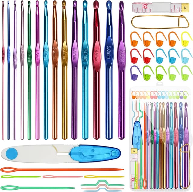Thumbnail 6 de RealPlus Crochet Hooks Set 12 Pcs