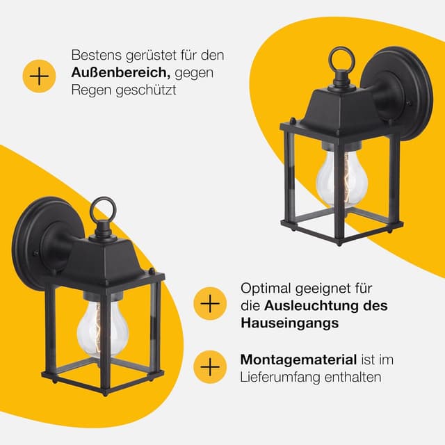 Thumbnail 3 de Brilliant Lampada per esterni IP23 nero 🌧